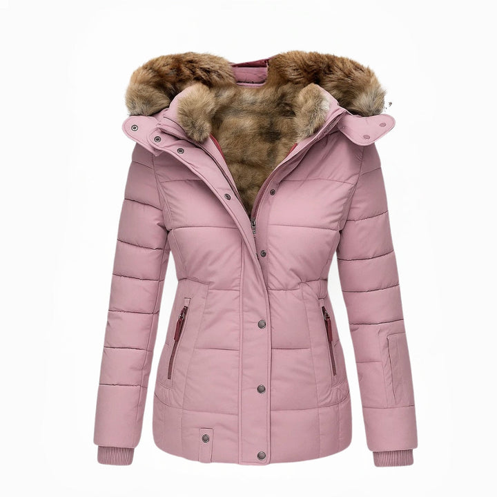 Élise™ – Manteau d’Hiver Douillet avec Doublure Fourrée