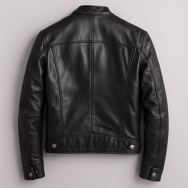 Veste en cuir vintage pour homme