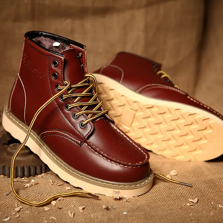 Charles™ – Bottines Homme Rétro à Doublure Chaude