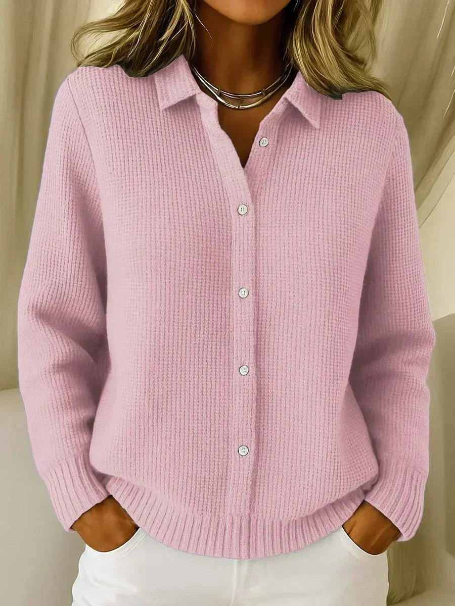 Nina | Cardigan en maille texturée à boutons