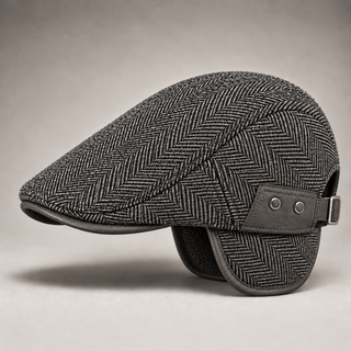 Casquette plate vintage à chevrons – Thornton