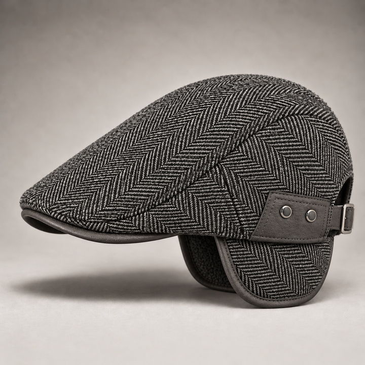 Casquette plate vintage à chevrons – Thornton