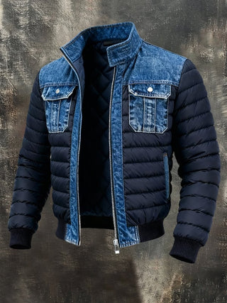 Veste Homme Effet Denim Bleu – Fabian