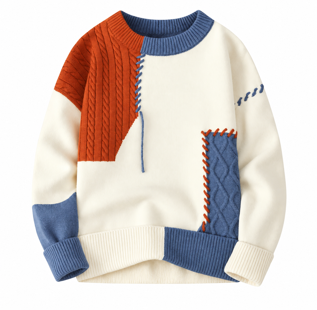 Le Pull Patchwork Artistique