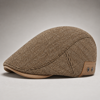 Casquette plate vintage à chevrons – Thornton