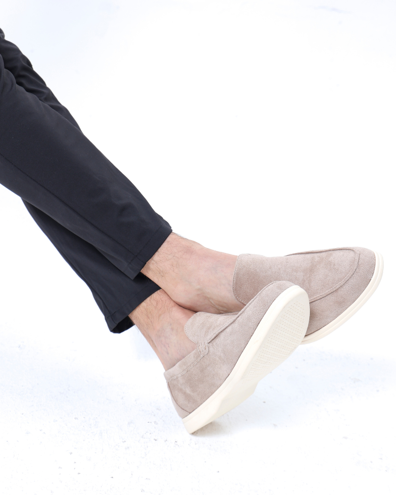 | MOCASSINS EN CUIR SUEDE