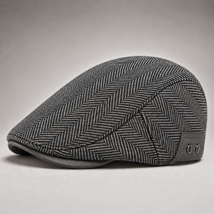 Casquette plate vintage à chevrons – Thornton