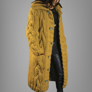 Manteau long femme doux et confortable