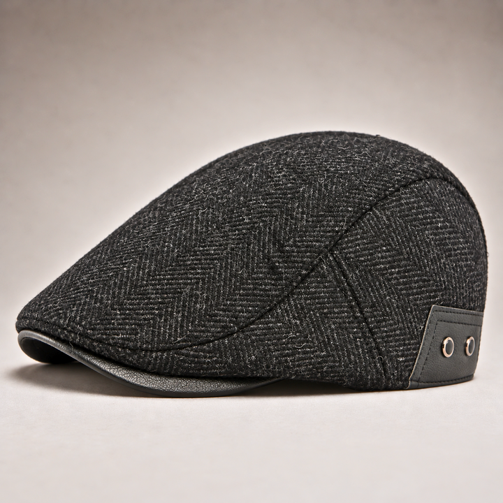 Casquette plate vintage à chevrons – Thornton