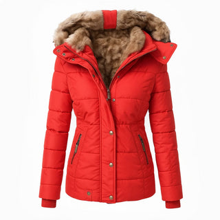 Élise™ – Manteau d’Hiver Douillet avec Doublure Fourrée