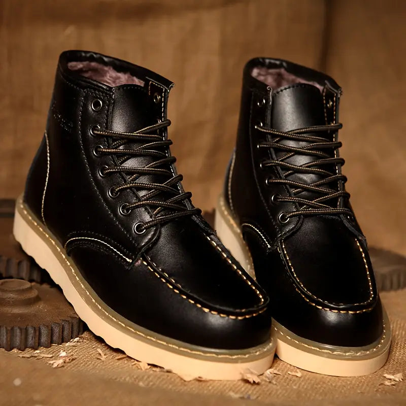 Charles™ – Bottines Homme Rétro à Doublure Chaude
