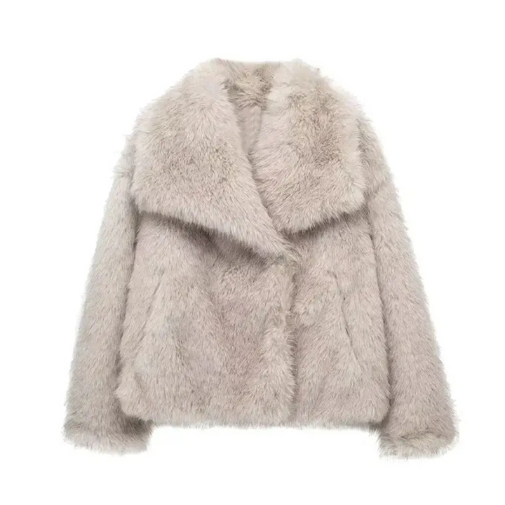 Élise™ Manteau court en fausse fourrure