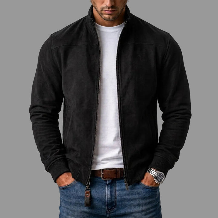 Antoine™ | Blouson Bomber en Daim