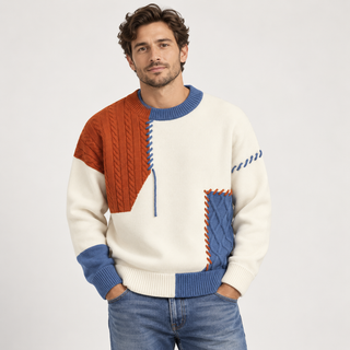 Le Pull Patchwork Artistique