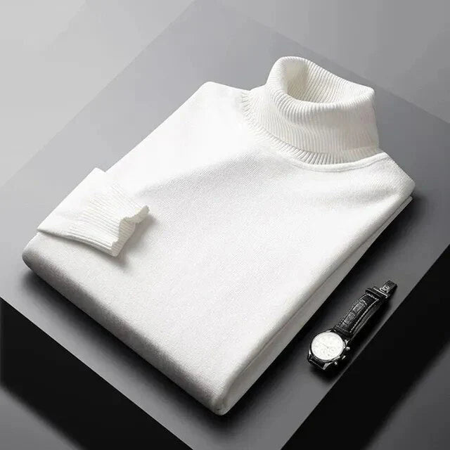 Pull Col Roulé Monte-Carlo – Élégance & Cachemire