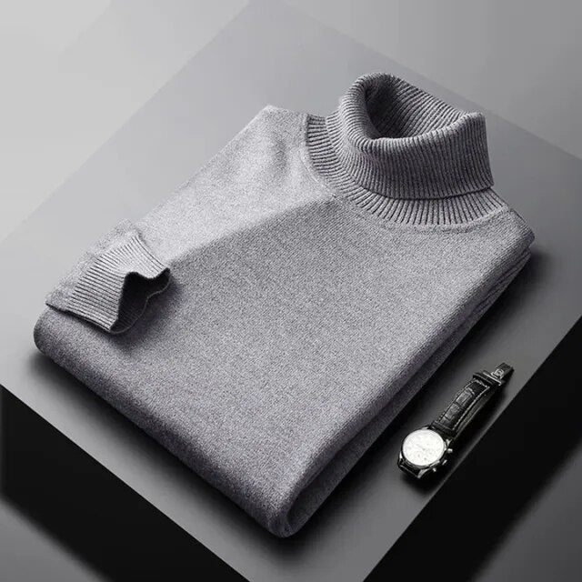 Pull Col Roulé Monte-Carlo – Élégance & Cachemire