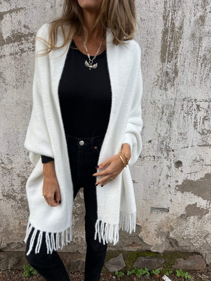 | Cardigan Long à Franges Élina