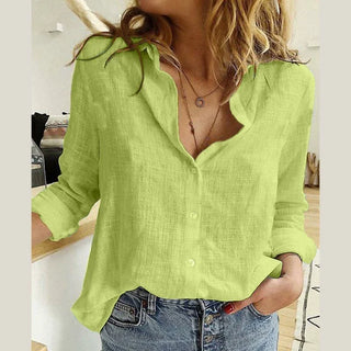 Aurélie™ — Blouse en coton élégante au style naturel
