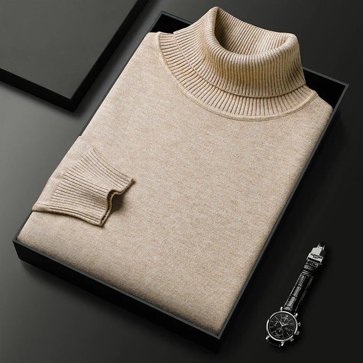 Pull Col Roulé Monte-Carlo – Élégance & Cachemire