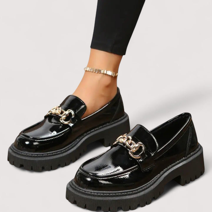 | Mocassins Chaîne Dorée Marie