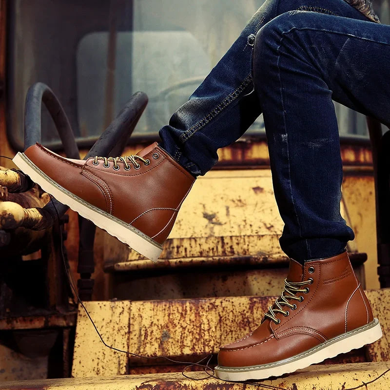Charles™ – Bottines Homme Rétro à Doublure Chaude