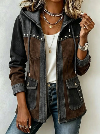 | Veste à Capuche Bi-Matière Véronique