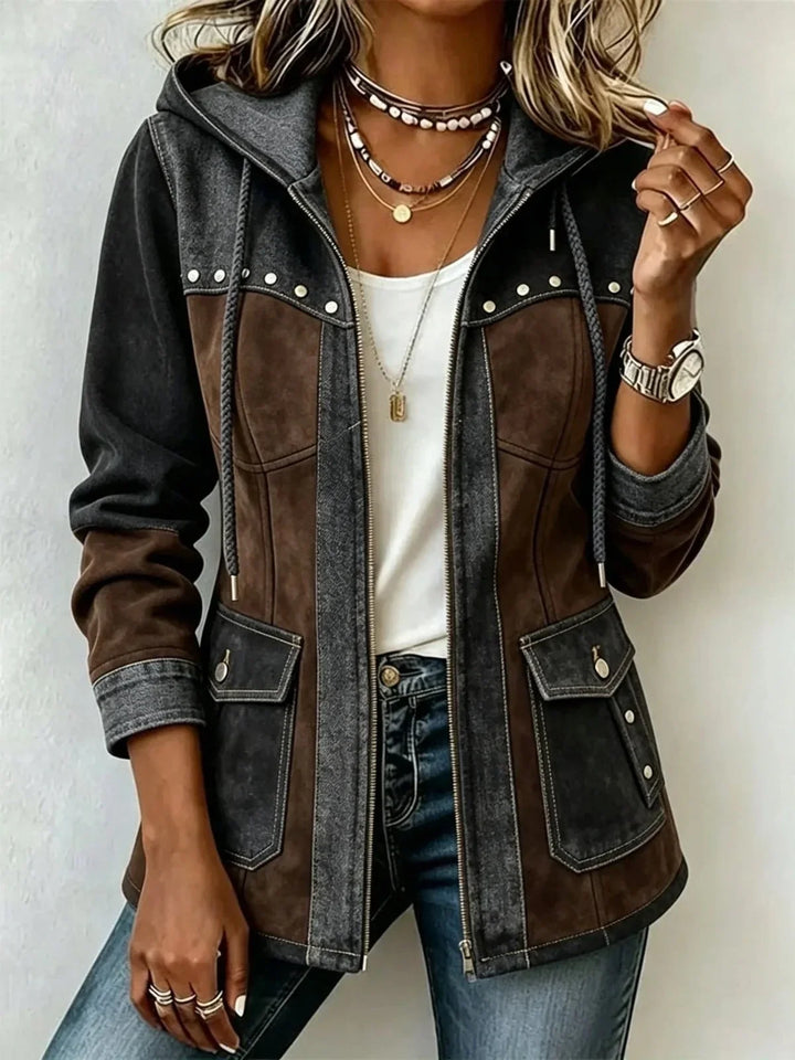 | Veste à Capuche Bi-Matière Véronique
