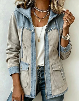 | Veste à Capuche Bi-Matière Véronique