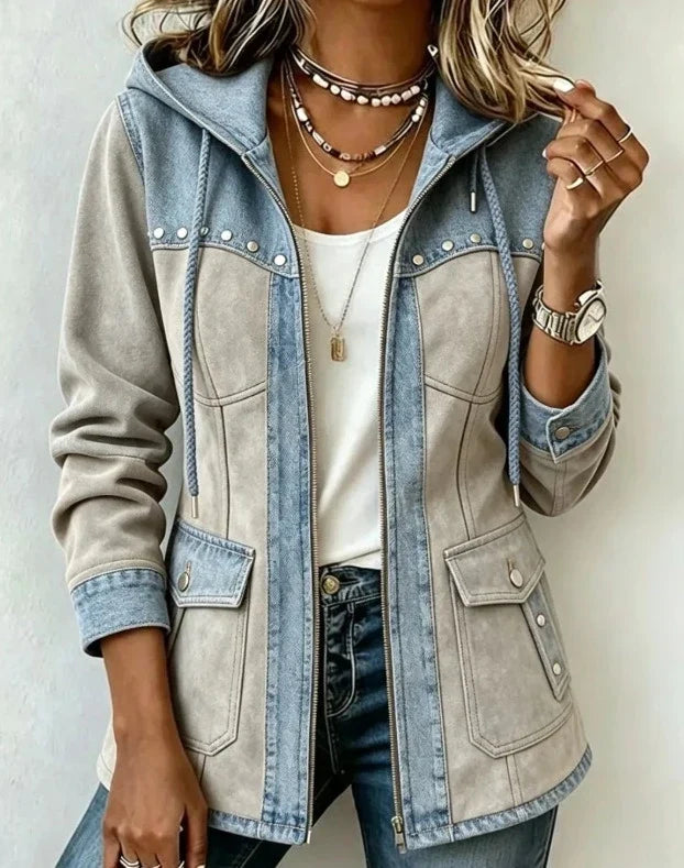 | Veste à Capuche Bi-Matière Véronique