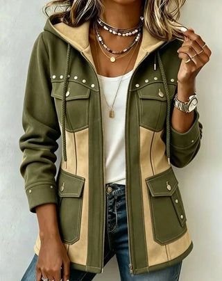 | Veste à Capuche Bi-Matière Véronique