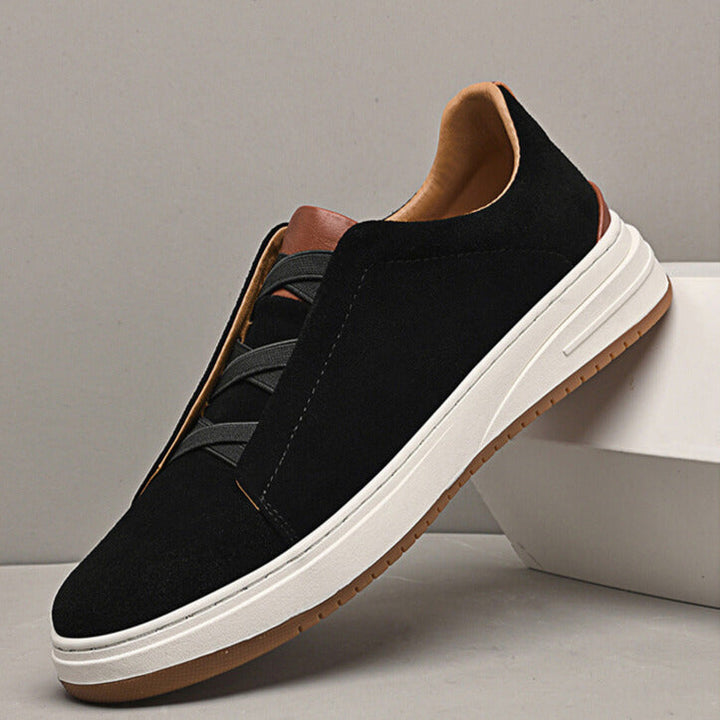 | CHAUSSURES SANS LACETS EN DAIM POUR HOMME