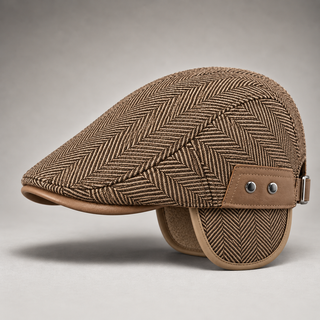Casquette plate vintage à chevrons – Thornton