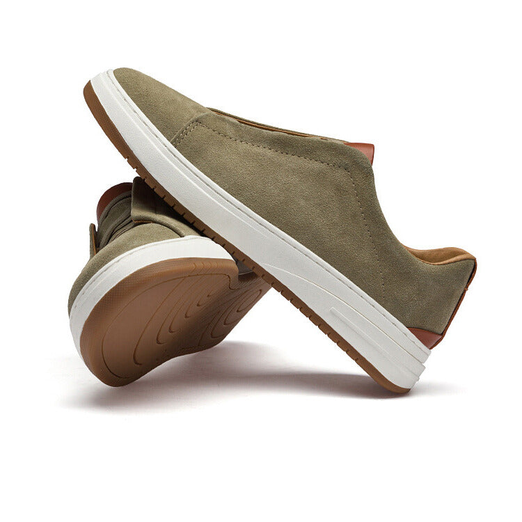 | CHAUSSURES SANS LACETS EN DAIM POUR HOMME