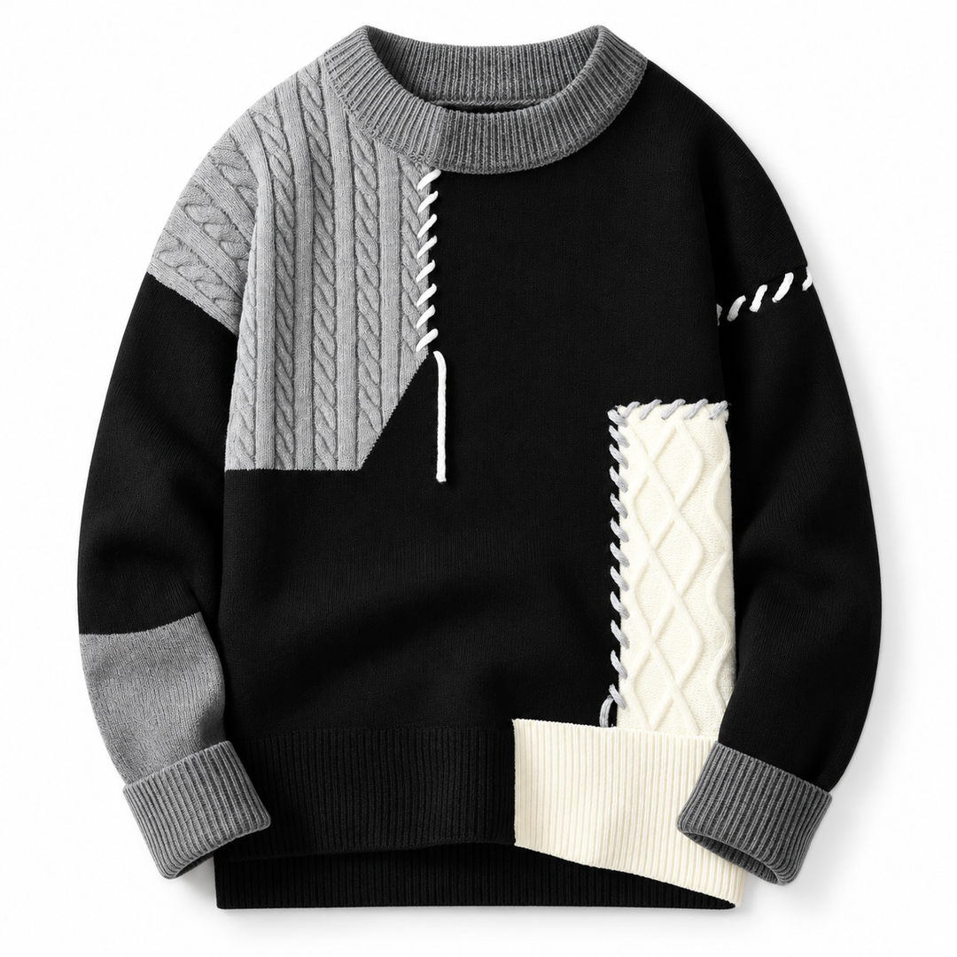 Le Pull Patchwork Artistique