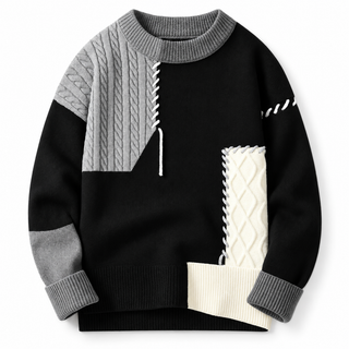 Le Pull Patchwork Artistique