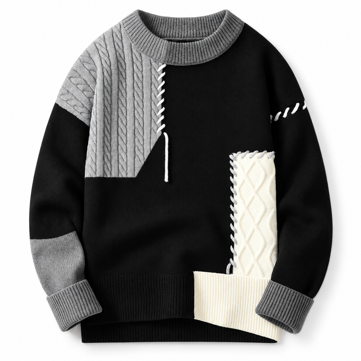 Le Pull Patchwork Artistique