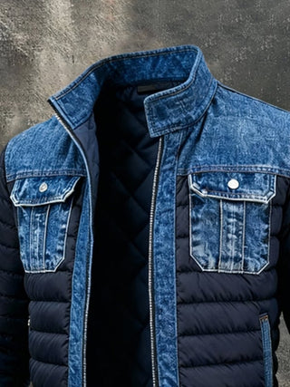 Veste Homme Effet Denim Bleu – Fabian