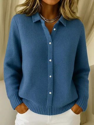 Nina | Cardigan en maille texturée à boutons