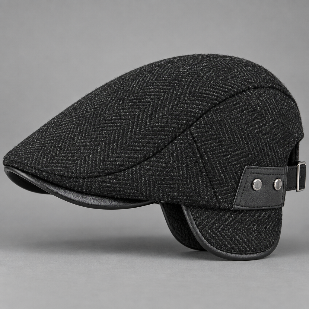 Casquette plate vintage à chevrons – Thornton