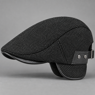 Casquette plate vintage à chevrons – Thornton