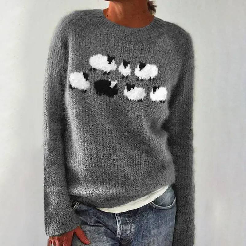 | Pull Maille Petits Moutons Lucie