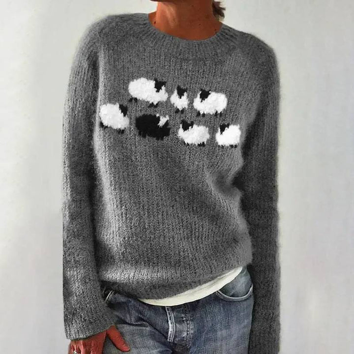 | Pull Maille Petits Moutons Lucie