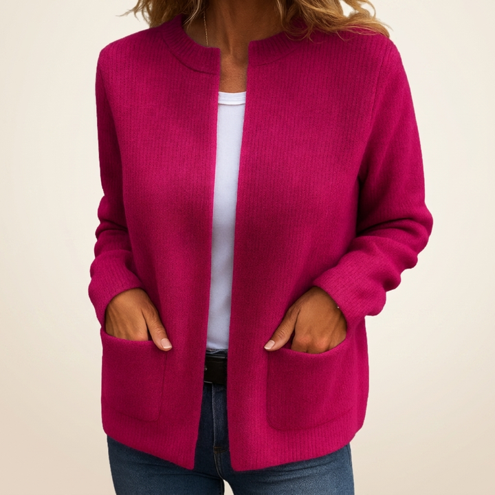 | Gilet Zippé en Maille Douce Juliette