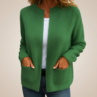 | Gilet Zippé en Maille Douce Juliette