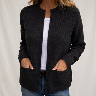| Gilet Zippé en Maille Douce Juliette