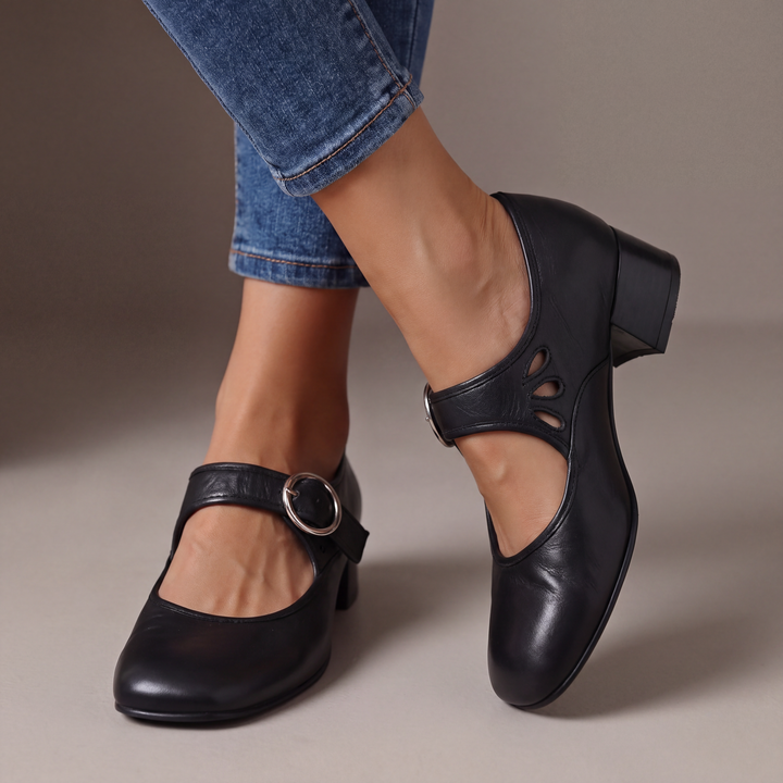 | Babies en Cuir Souple Nathalie