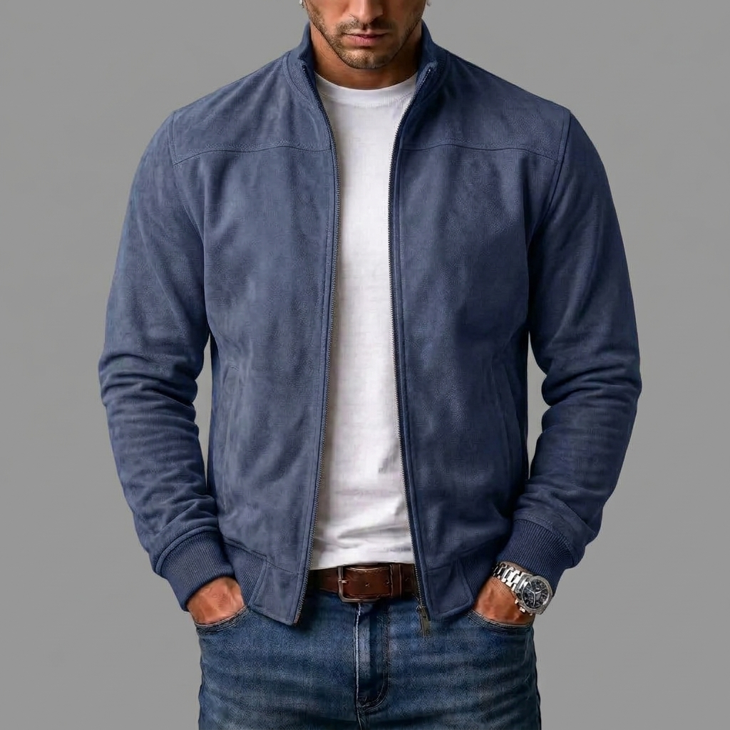 Antoine™ | Blouson Bomber en Daim