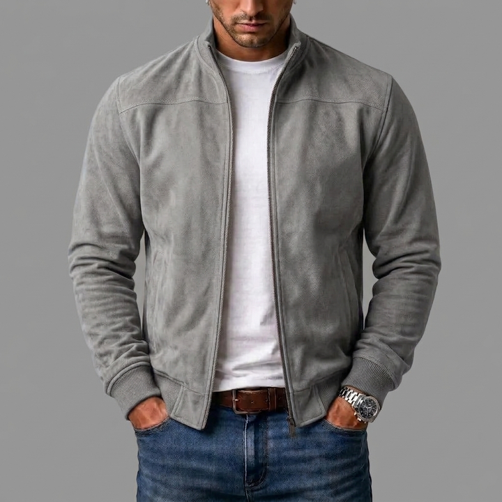 Antoine™ | Blouson Bomber en Daim