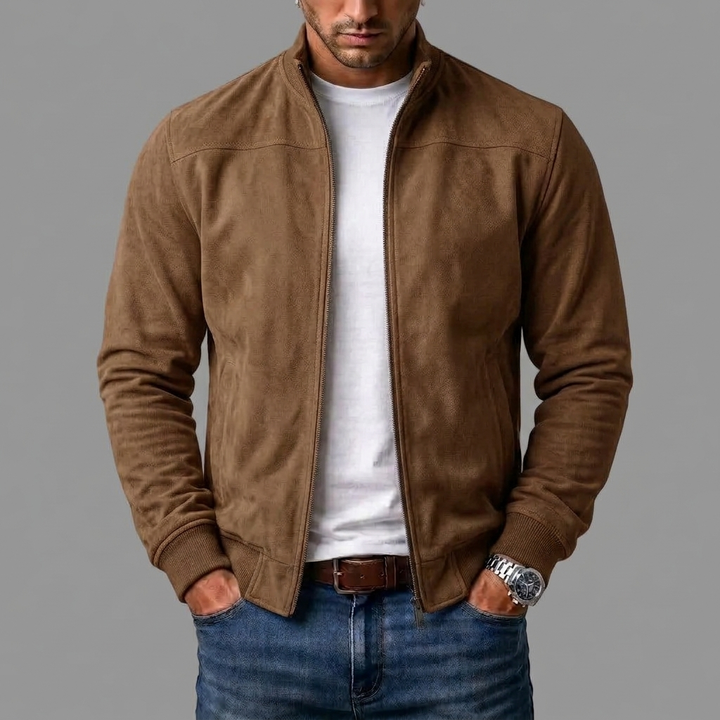 Antoine™ | Blouson Bomber en Daim