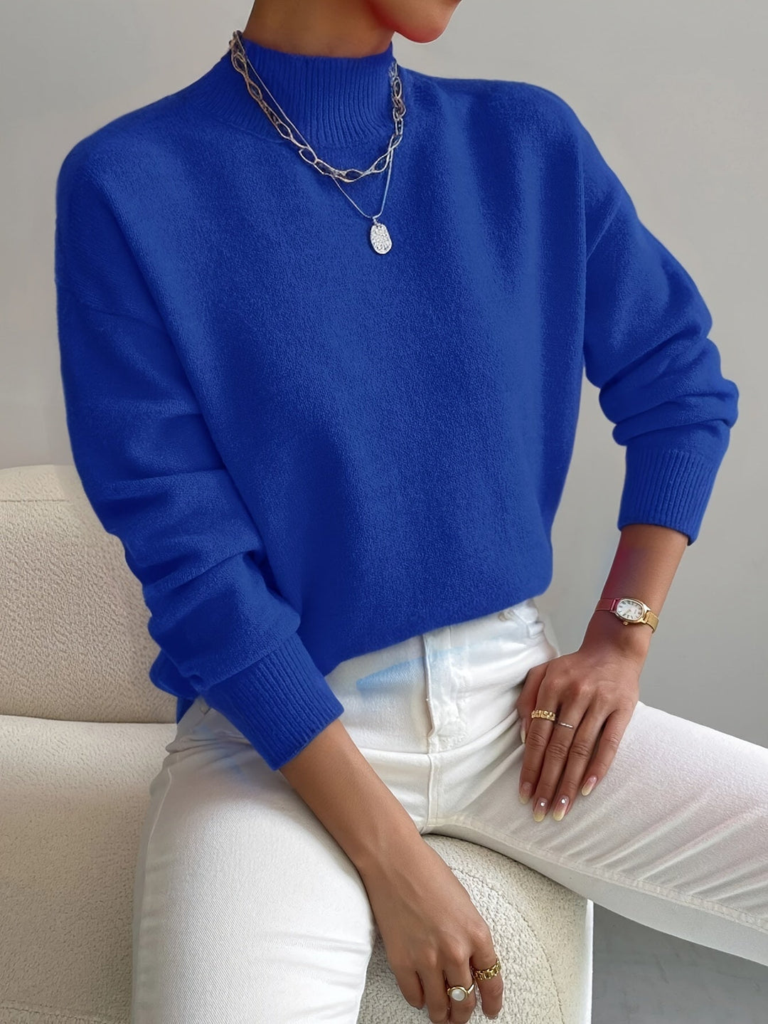 | Pull Col Montant Doux Christine